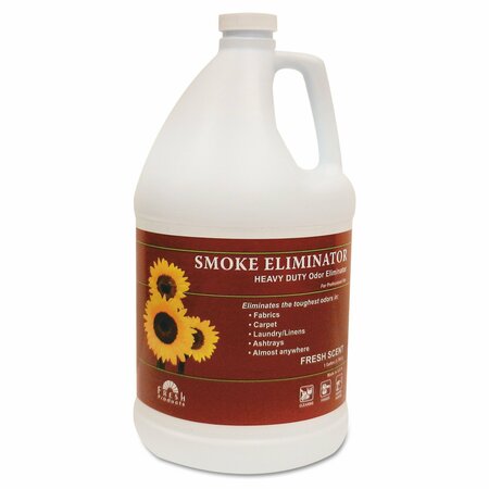 FRESH PRODUCTS Smoke Conqueror 104 Odor Counteractant, Neutral, 1 gal Bottle, 4PK 1-SWB-SE